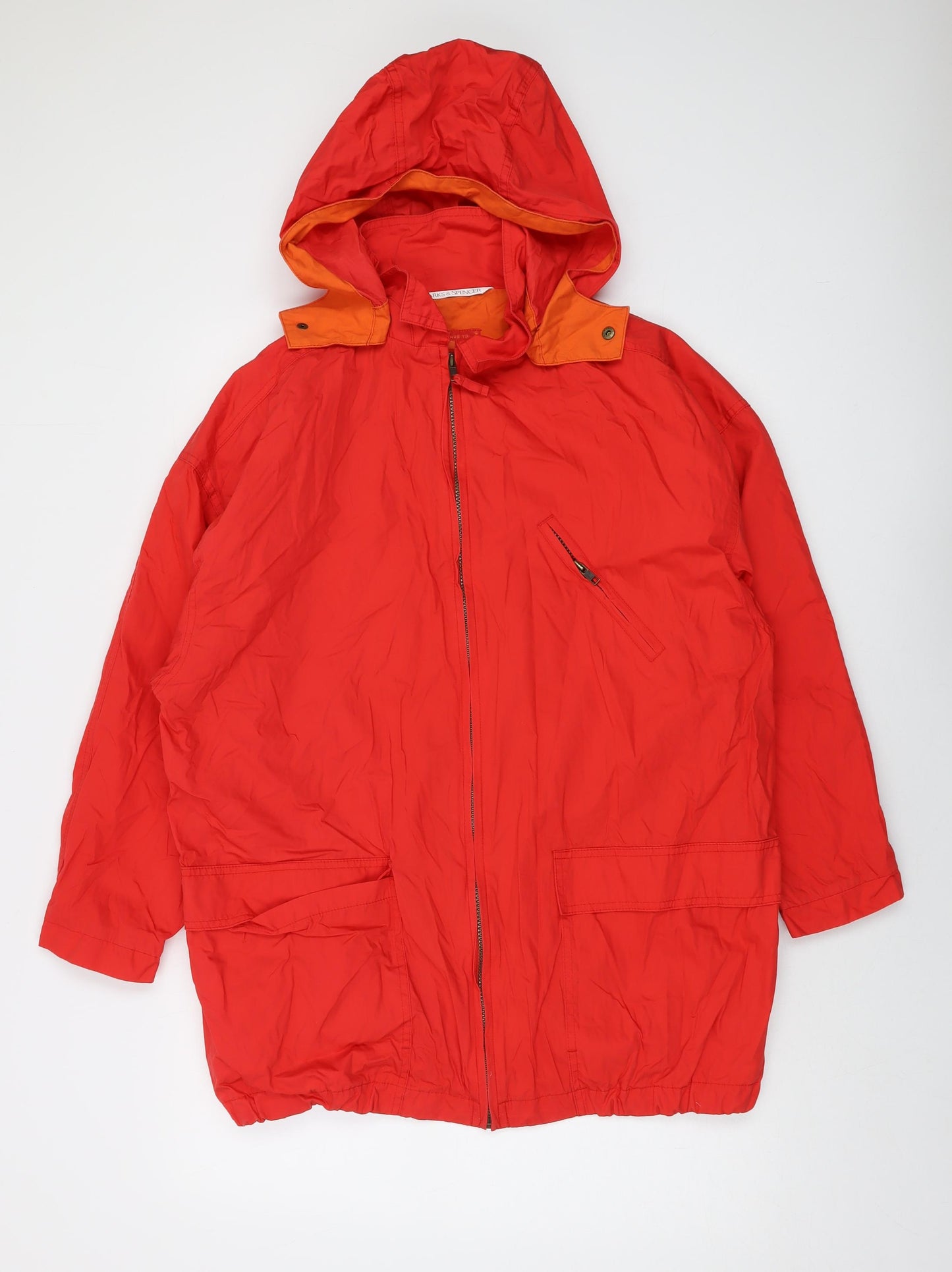 Marks and Spencer Boys Red Jacket Size 13-14 Years Zip