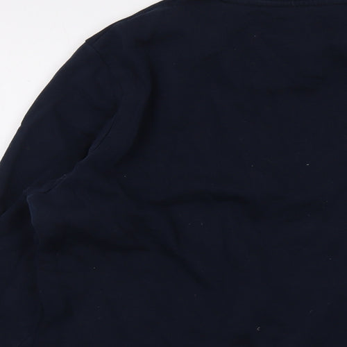 JACK & JONES Mens Blue Cotton Pullover Sweatshirt Size S