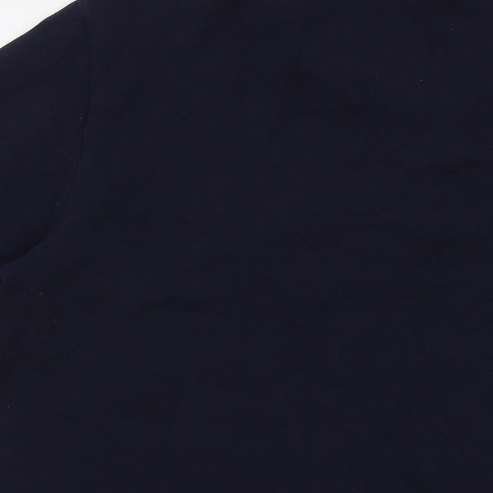Pierre Cardin Mens Blue Cotton Polo Size XL Collared Button