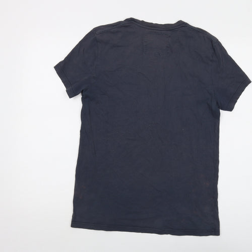Jack Wills Mens Grey Cotton T-Shirt Size XS Crew Neck