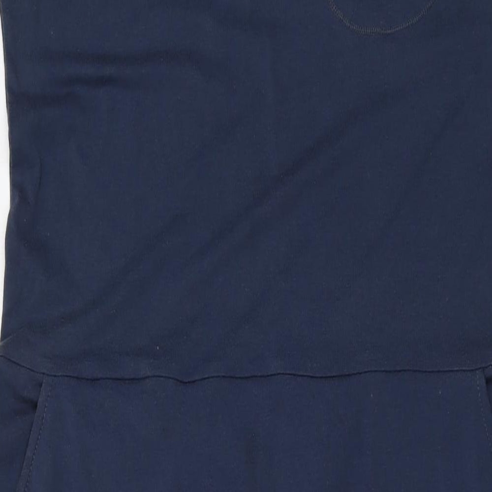 Craghoppers Womens Blue Polyester A-Line Size 16 V-Neck Pullover