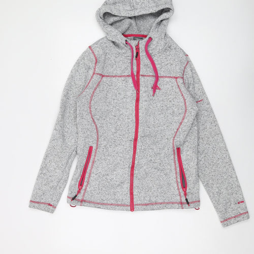 Trespass Womens Grey Jacket Size 12 Zip