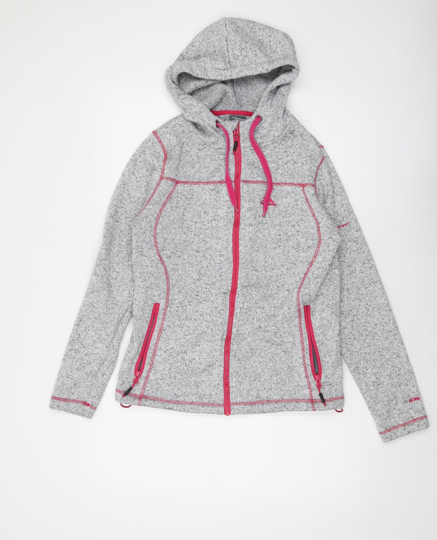 Trespass Womens Grey Jacket Size 12 Zip