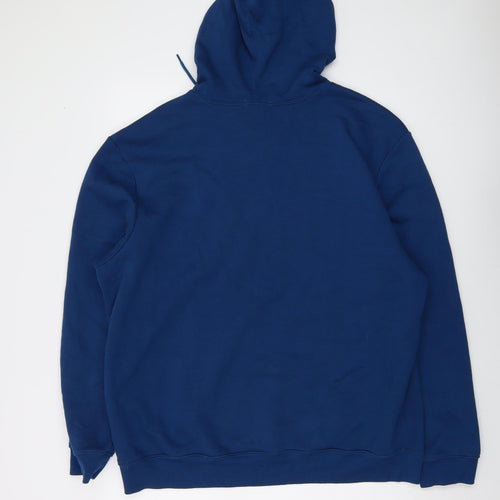 Gap Mens Blue Cotton Pullover Hoodie Size XL