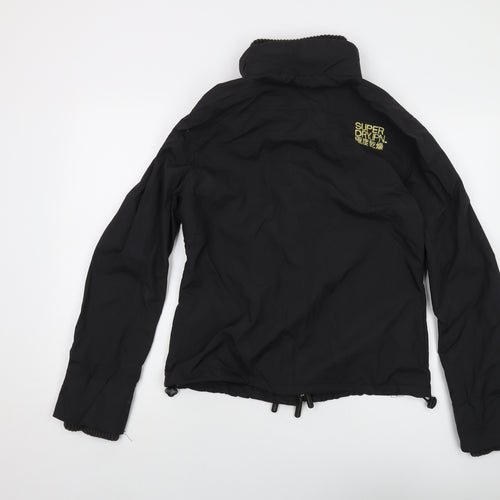 Superdry Womens Black Jacket Size L Zip
