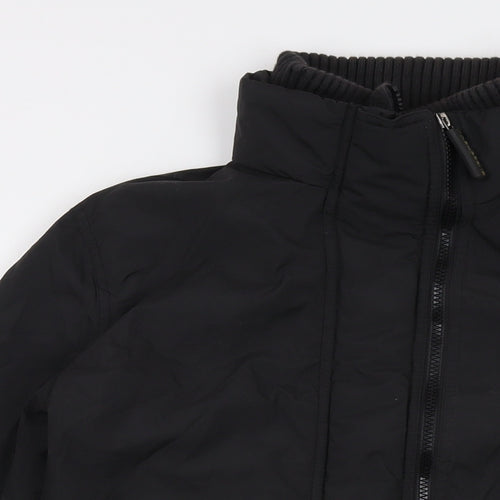 Superdry Womens Black Jacket Size L Zip