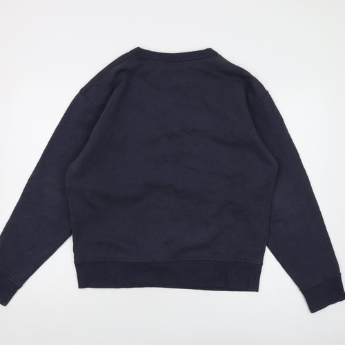 Champion Mens Blue Cotton Pullover Sweatshirt Size M