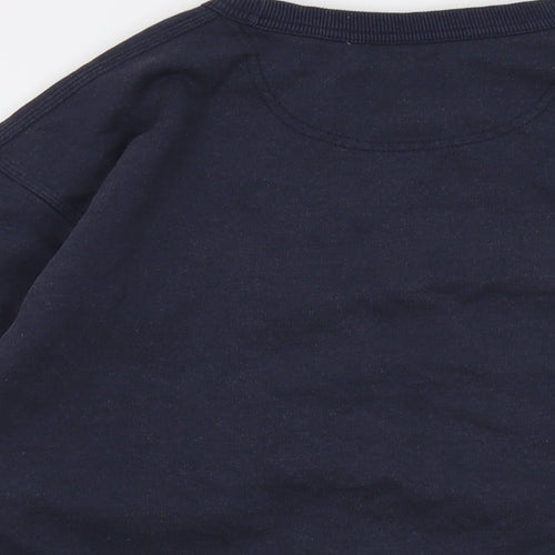 Champion Mens Blue Cotton Pullover Sweatshirt Size M