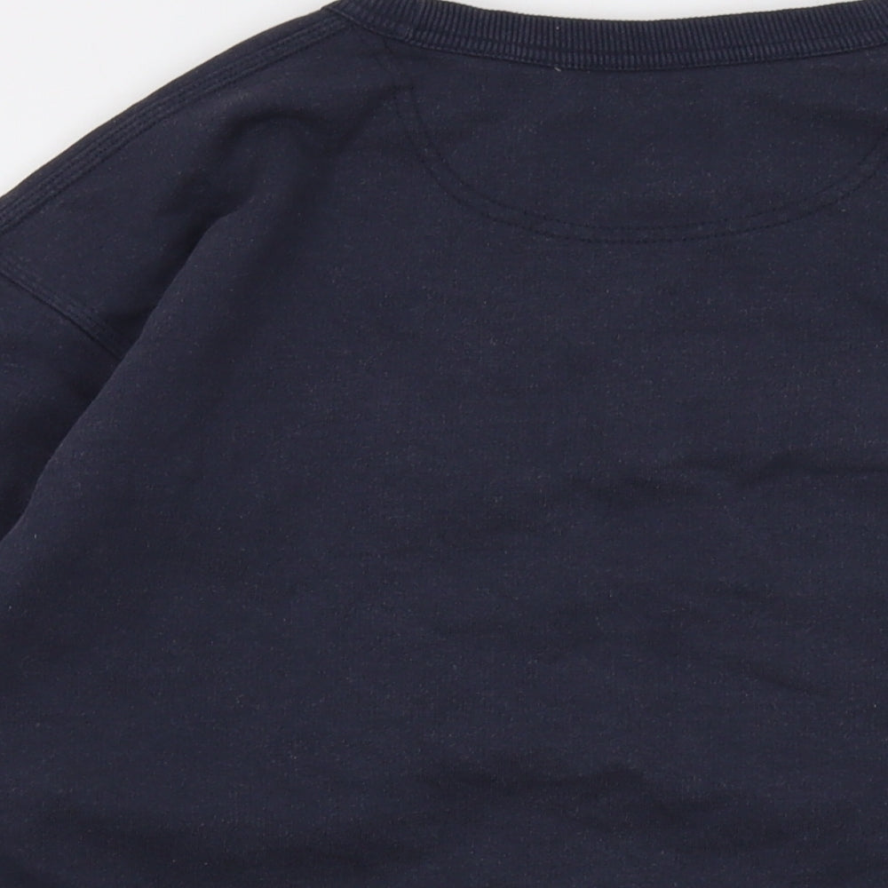 Champion Mens Blue Cotton Pullover Sweatshirt Size M