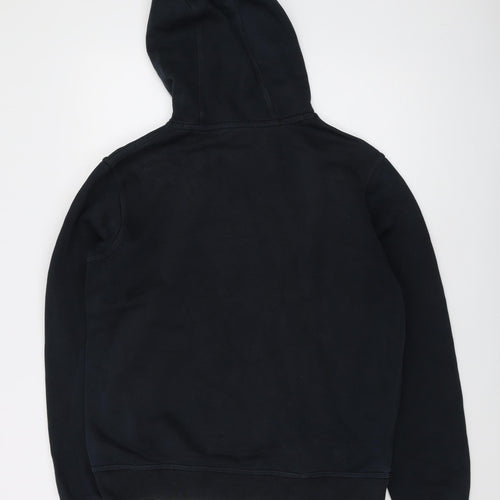 Nike Mens Black Cotton Pullover Hoodie Size M