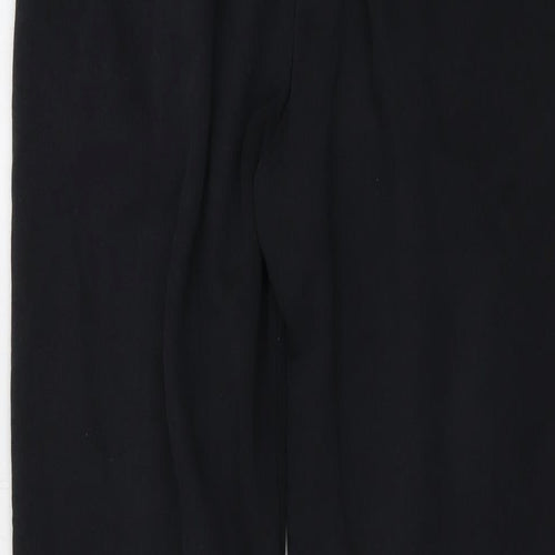 Nike Mens Black Cotton Trousers Size S L28 in Regular Drawstring