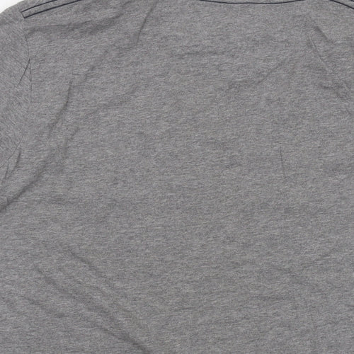 Henri Lloyd Mens Grey Cotton T-Shirt Size XL Crew Neck