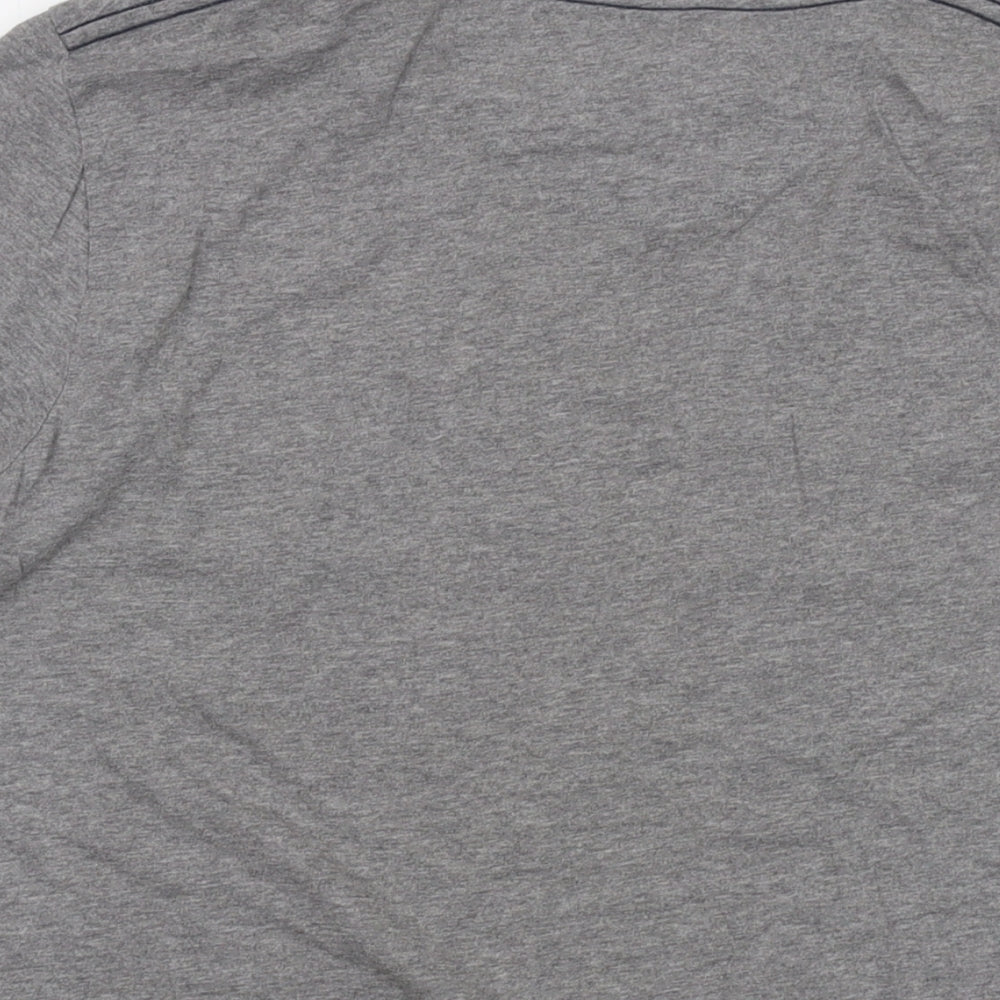 Henri Lloyd Mens Grey Cotton T-Shirt Size XL Crew Neck