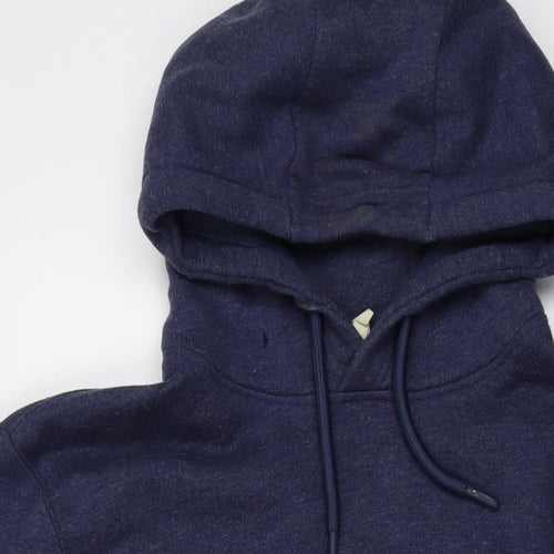 Superdry Mens Blue Cotton Pullover Hoodie Size XL