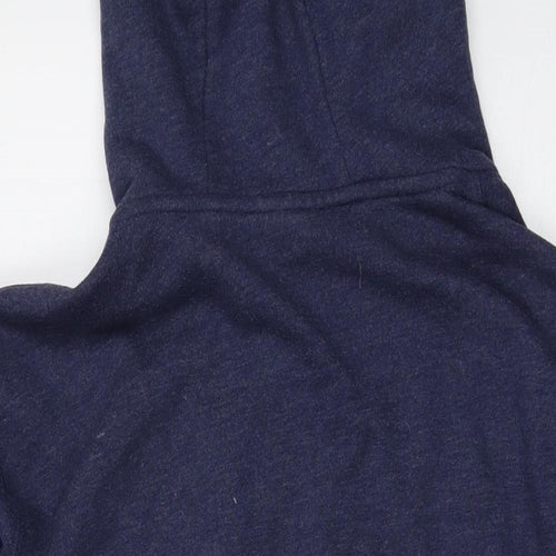 Superdry Mens Blue Cotton Pullover Hoodie Size XL