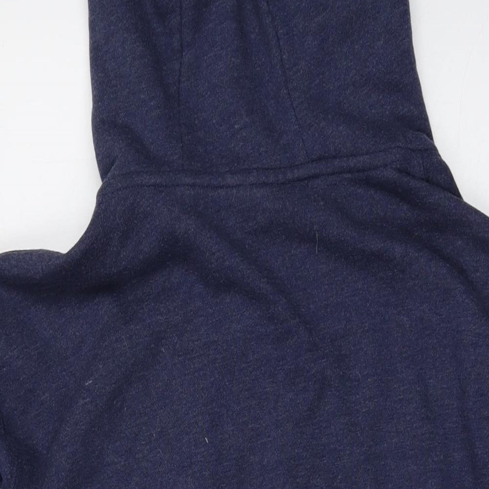 Superdry Mens Blue Cotton Pullover Hoodie Size XL