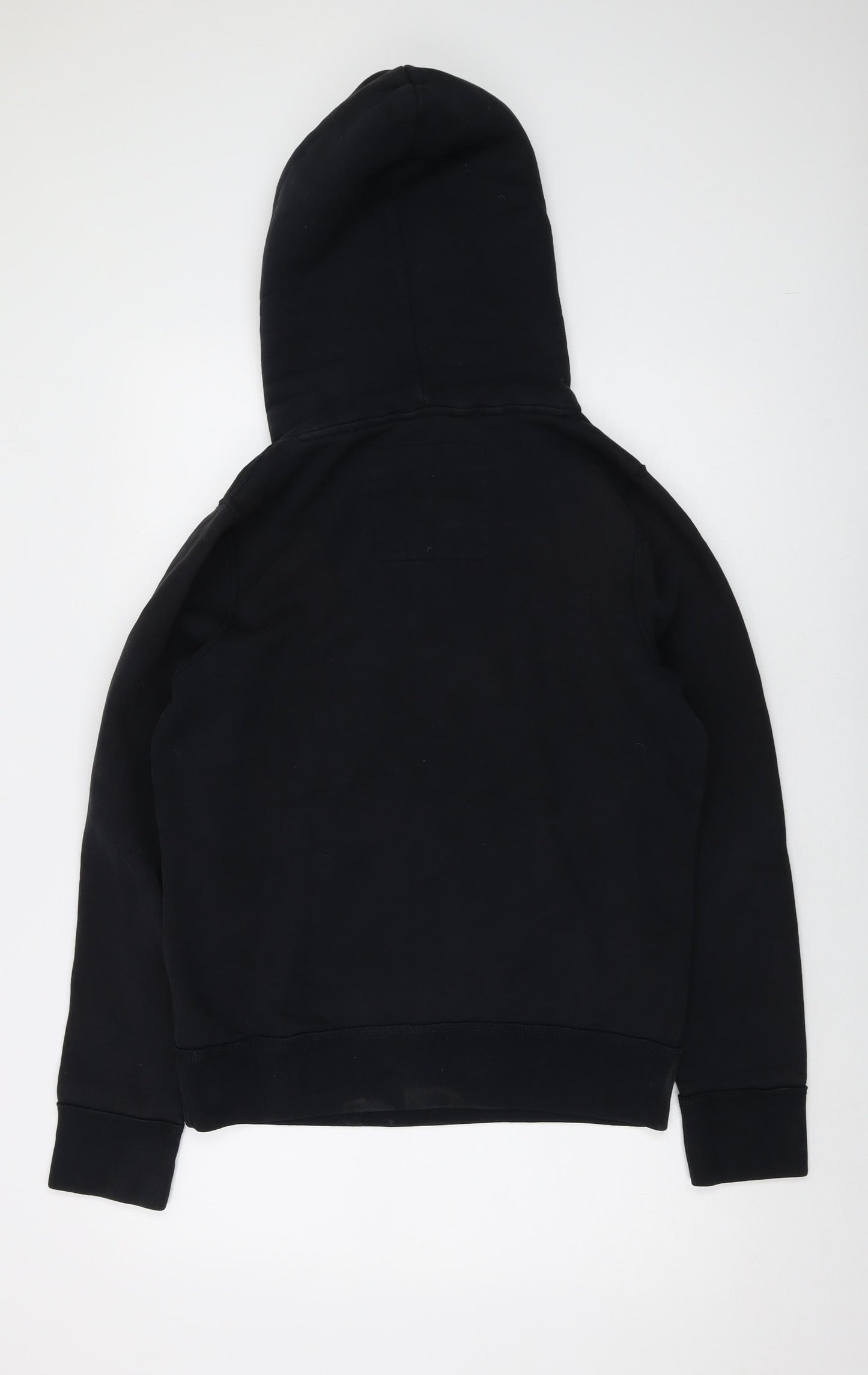 Hollister Mens Black Cotton Pullover Hoodie Size M