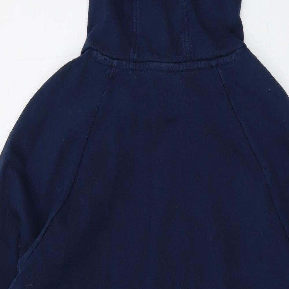 Under armour Mens Blue Cotton Pullover Hoodie Size S