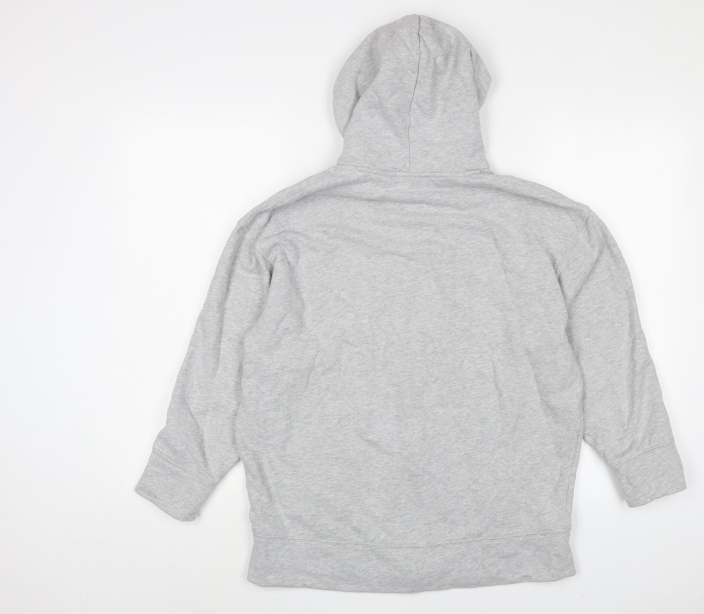 THE WHITE COMPANY Womens Grey Cotton Full Zip Hoodie Size XS Zip