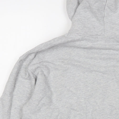 THE WHITE COMPANY Womens Grey Cotton Full Zip Hoodie Size XS Zip