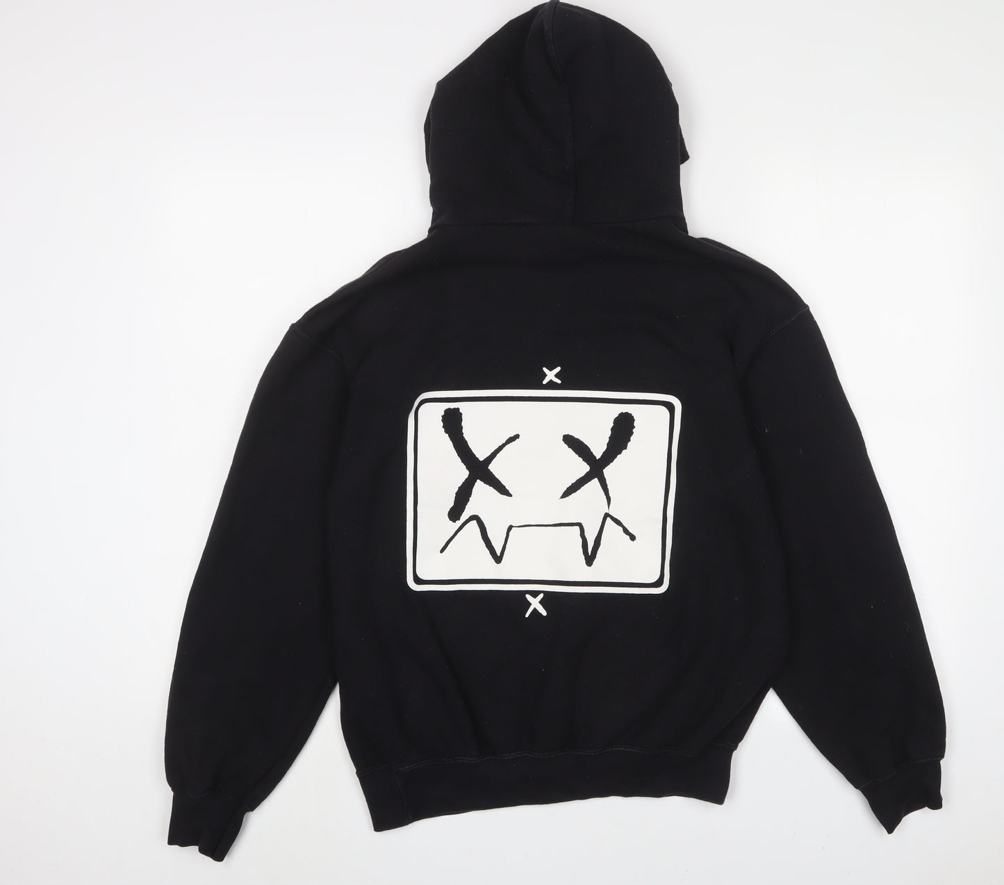 Pyrocynical Mens Black Cotton Pullover Hoodie Size M