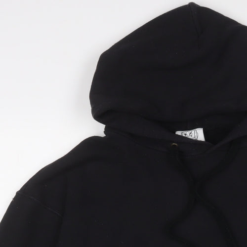 Pyrocynical Mens Black Cotton Pullover Hoodie Size M