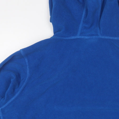 TOG24 Mens Blue Polyester Pullover Hoodie Size L - Logo, Embroidered