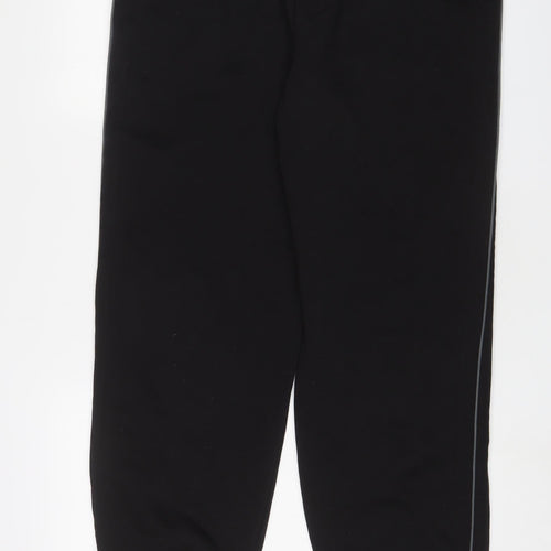 LA Gear Womens Black Cotton Jogger Trousers Size 18 L31 in Regular Drawstring