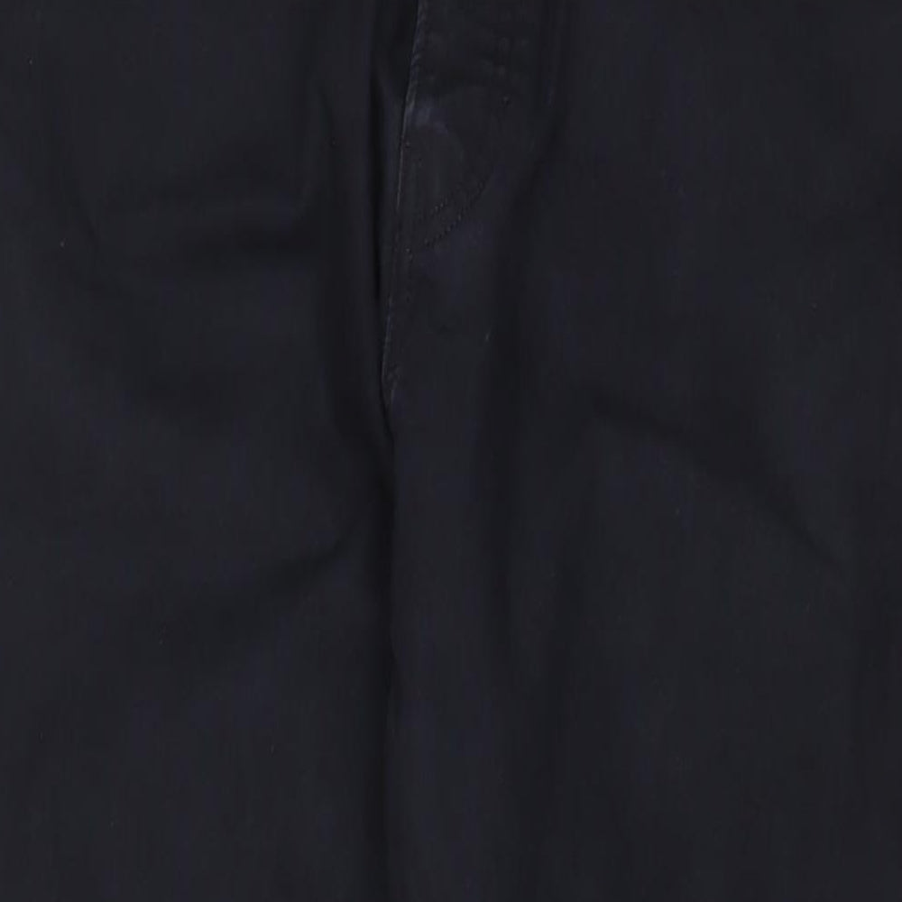Levi's Mens Black Cotton Wide-Leg Jeans Size 34 in L32 in Regular Button