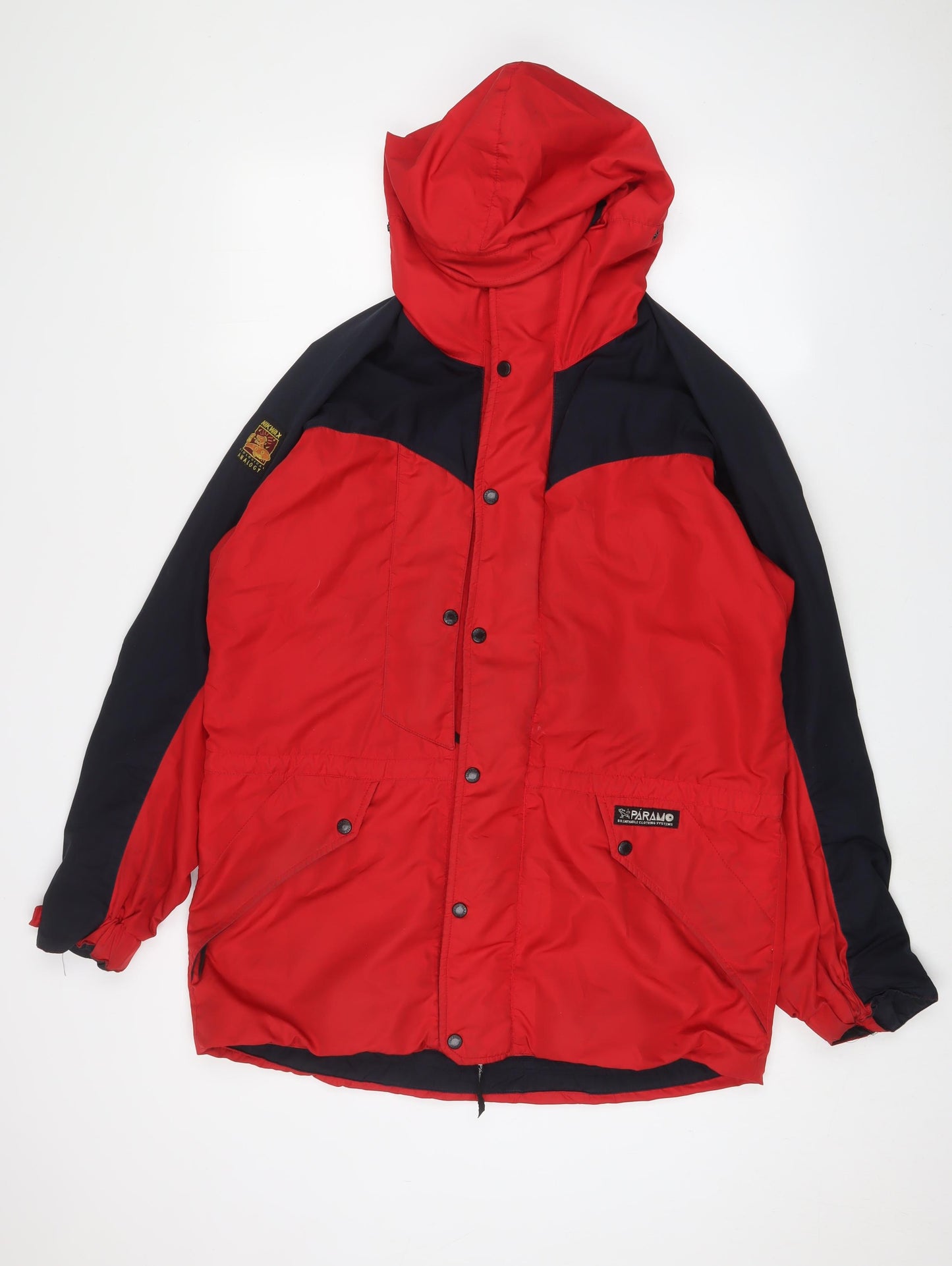 Paramo Mens Red Jacket Coat Size XL Zip - Estimated Size XL