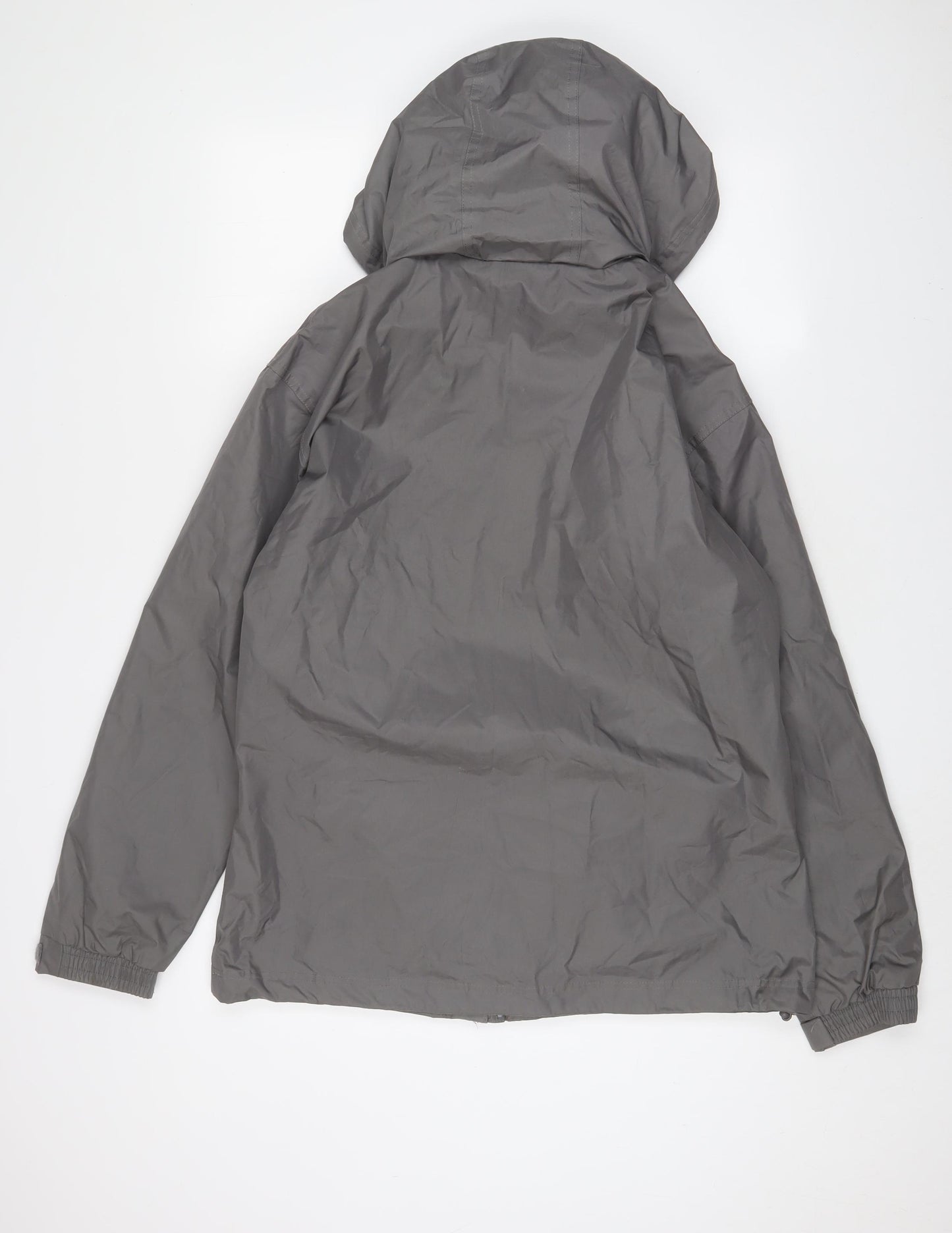 Hi Gear Womens Grey Jacket Coat Size 16 Zip - Logo, Embroidered
