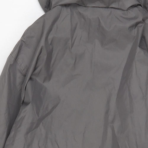 Hi Gear Womens Grey Jacket Coat Size 16 Zip - Logo, Embroidered