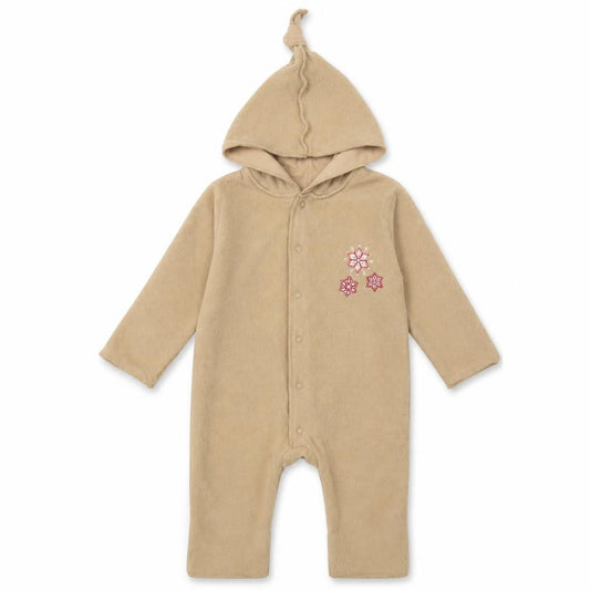 Gap Girls Brown Polyester Babygrow One-Piece Size 6-9 Months Snap - Embroidered
