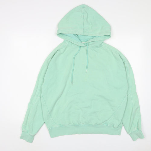 Hush Womens Green Cotton Pullover Hoodie Size S Pullover