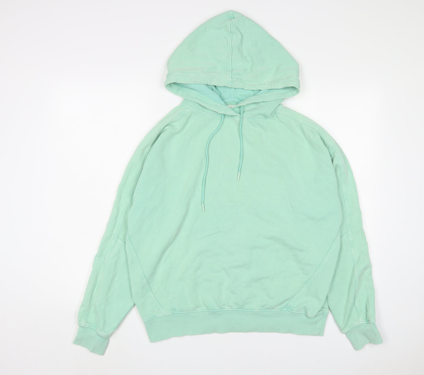 Hush Womens Green Cotton Pullover Hoodie Size S Pullover