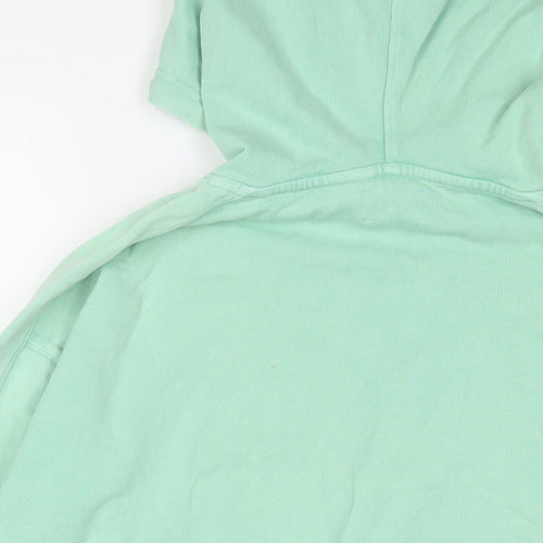 Hush Womens Green Cotton Pullover Hoodie Size S Pullover