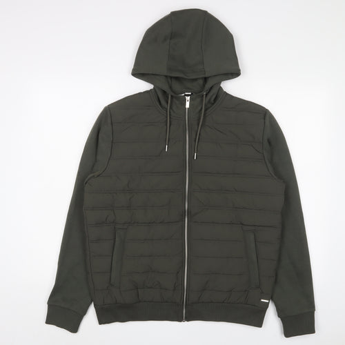 Autograph Mens Green Jacket Size M Zip - Logo