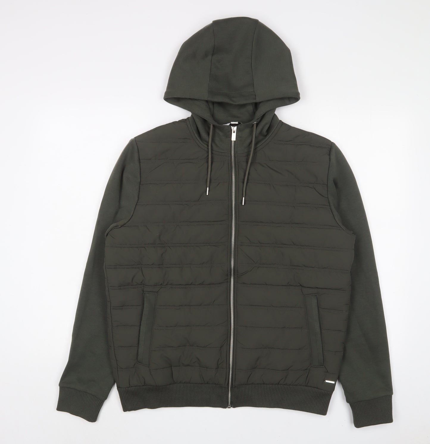 Autograph Mens Green Jacket Size M Zip - Logo