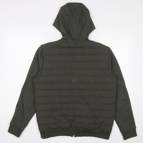 Autograph Mens Green Jacket Size M Zip - Logo