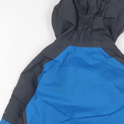 Regatta Boys Blue Basic Coat Coat Size 9-10 Years Zip - Logo
