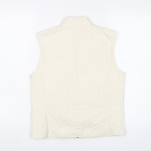 Weekend Womens Ivory Gilet Jacket Size 6 Zip