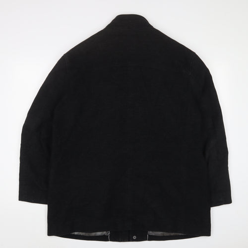 Marks and Spencer Mens Black Jacket Size XL Zip