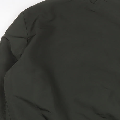 VERO MODA Womens Green Bomber Jacket Jacket Size L Zip