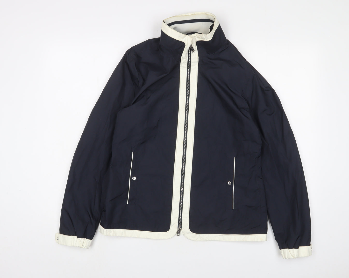 Marina Yachting Womens Blue Jacket Size 16 Zip - Logo