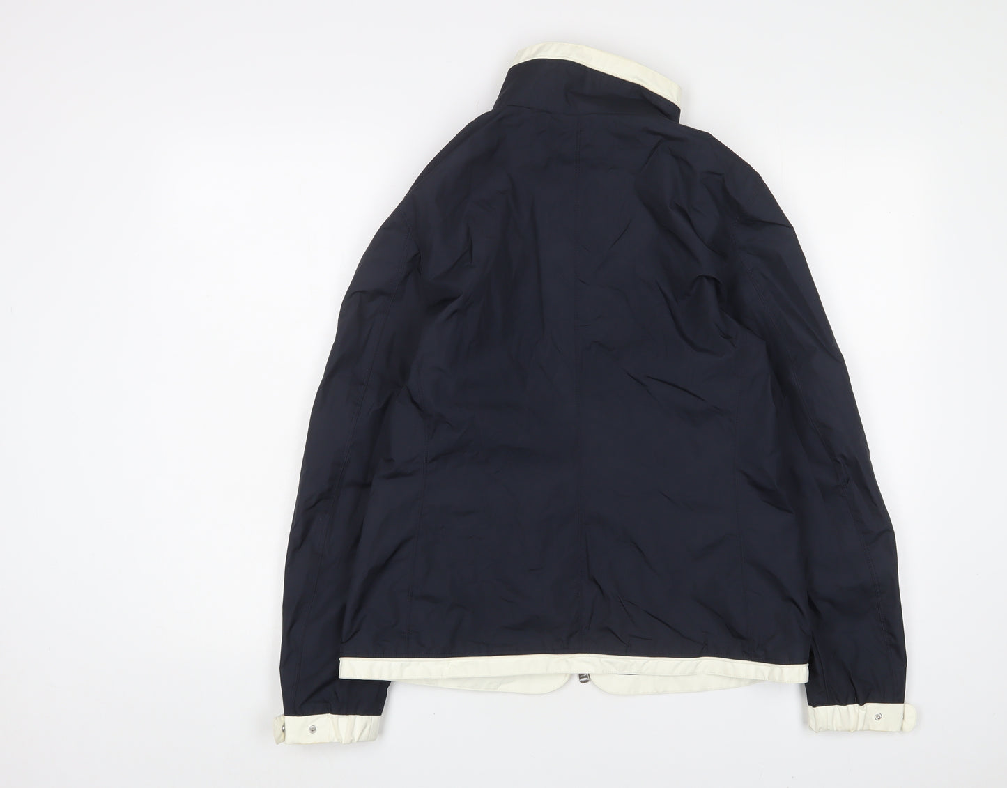 Marina Yachting Womens Blue Jacket Size 16 Zip - Logo
