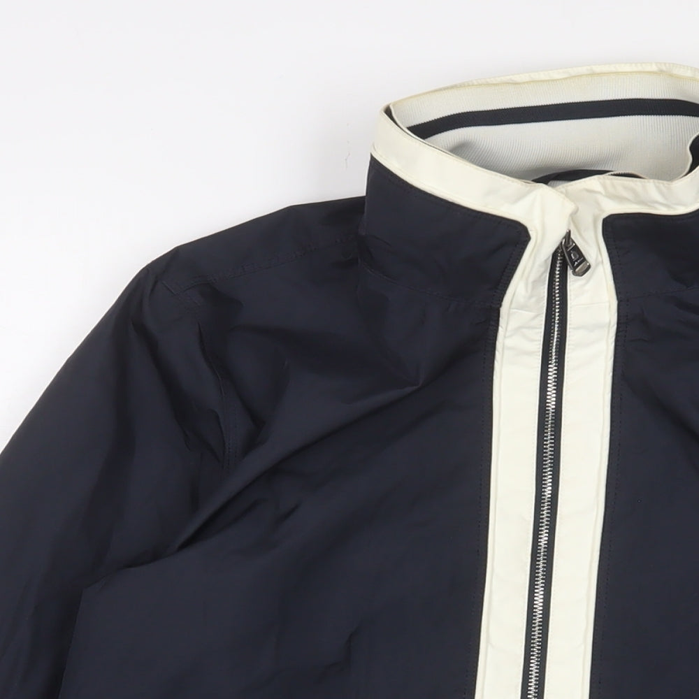 Marina Yachting Womens Blue Jacket Size 16 Zip - Logo