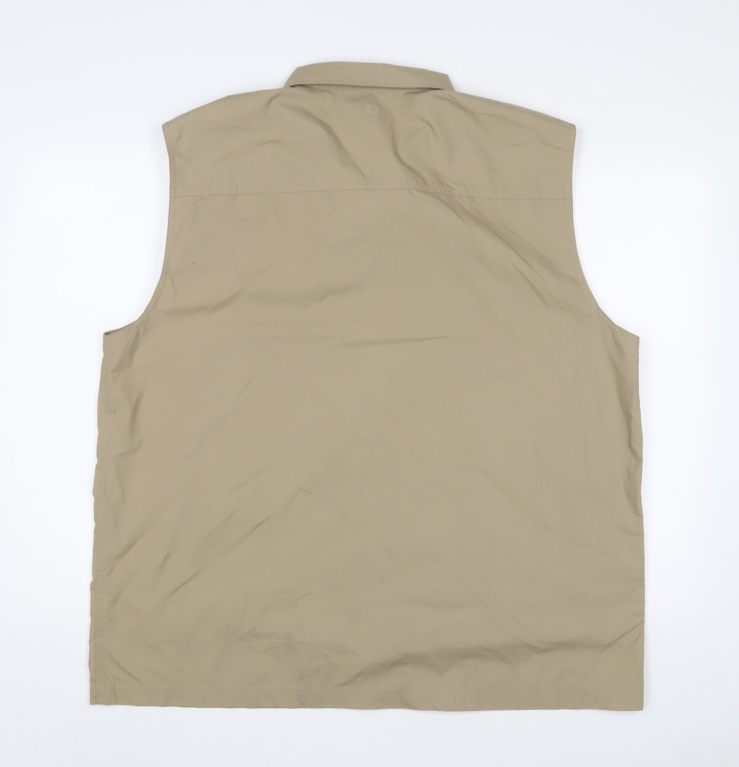 Mountain Warehouse Mens Beige Gilet Jacket Size 2XL Zip