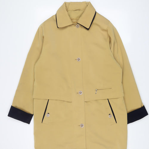 Bond Womens Yellow Jacket Size 10 Button