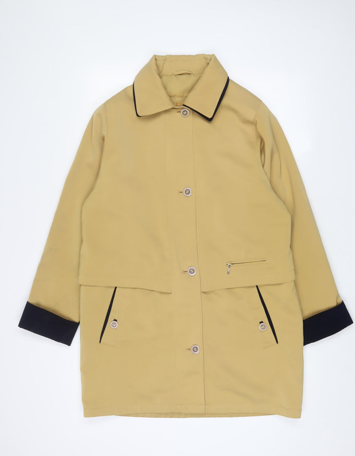 Bond Womens Yellow Jacket Size 10 Button