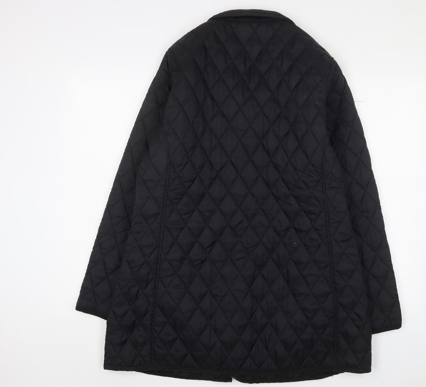 Trespass Mens Black Quilted Jacket Size 2XL Zip